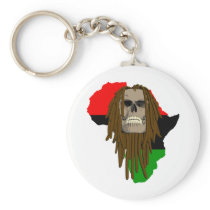Africa Skull keychains