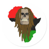 Africa Skull stickers