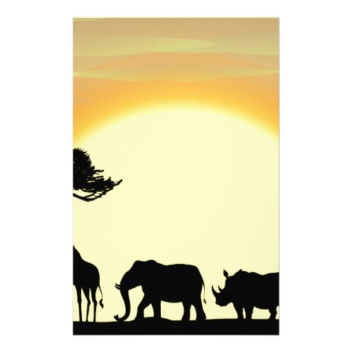 Africa Stationery | Zazzle