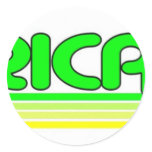 Africa Round Sticker