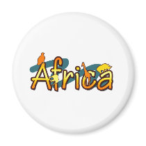 Africa trendy cool and fun design safari magnets by Rowood Africa trendy cool and fun design safari magnets