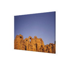 Africa, Tunisia,  El Jem. Ruins of a Roman Canvas Prints