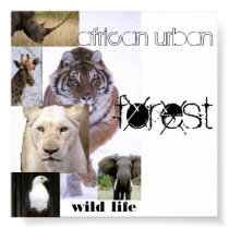 africa urban, wild life, forest posters