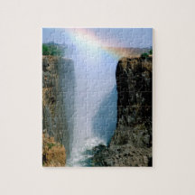 Africa, Zambia, Victoria Falls National Park. Jigsaw Puzzles