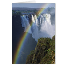 Africa, Zimbabwe, Victoria Falls Card