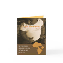 African Adoption - Announcement Cards card