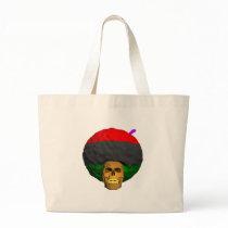 African Afro Skull Bags