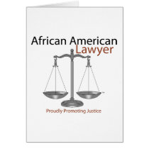 African America Lawyer Cards