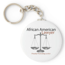 African America Lawyer Key Chains