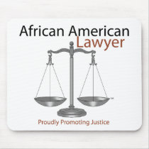 African America Lawyer Mousepad