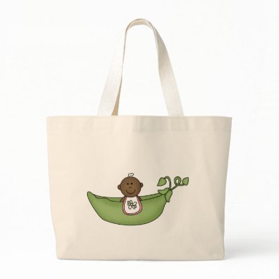 African American Baby Girl Pea Pod Bags by new_baby