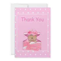 African American Baby Girl Thank You Note Personalized Invite