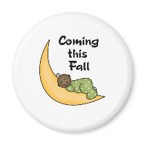 African American Baby on Moon Fall magnets by maternity African American Baby on Moon Fall magnets
