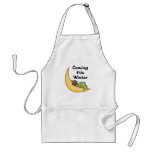 African American Baby on Moon Winter Apron