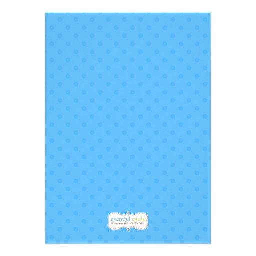African American Baby Shower Blue with Zebra Personalized Invite