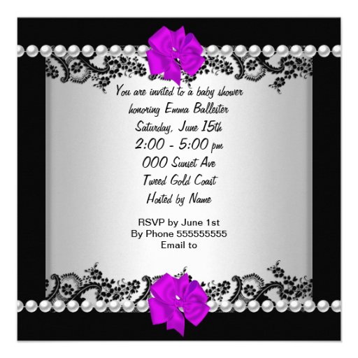 African American Baby Shower Cute Baby Girl Zebra Custom Invitations