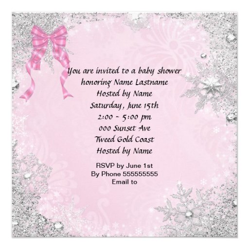 African American Baby Shower Girl Kitten Pink Personalized Announcements