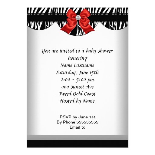 African American Baby Shower Girl Red Baby Shoe 2 Announcements