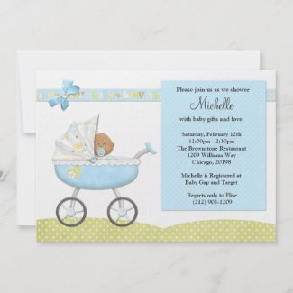 African American Baby Shower Invitation