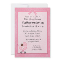 African American Baby Shower Invitations