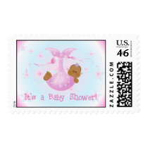 African American Baby Shower Postage Stamps