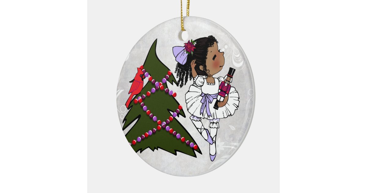 african american ballerina christmas ornament zazzle african american ballerina christmas ornament zazzle