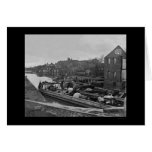 African American Barges in Richmond, VA 1865 cards