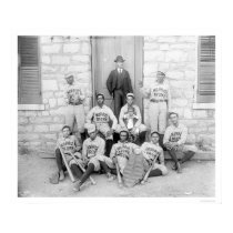 African American Baseball 1900 Poster