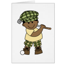 African American Boy Golfer cards by toddlersplace African American Boy Golfer cards