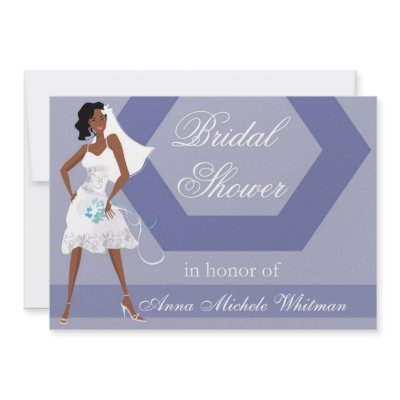 African American Bridal Shower Invitation by Be_My_Valentine