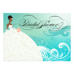 AFRICAN AMERICAN BRIDE ~ Bridal Shower Personalized Invite