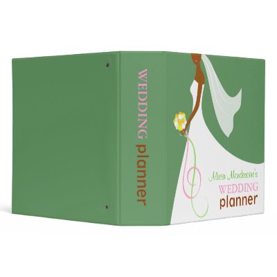 African American Bride - Wedding Planner Binder by SquirrelHugger