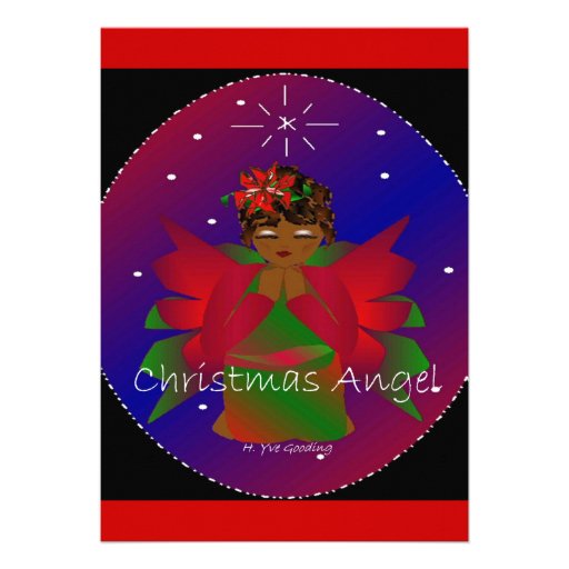 African-American Christmas Angel Baby Girl Praying Personalized ...