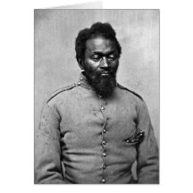 African American Civil War Soldier, 1861 Greeting Card