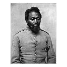 African American Civil War Soldier, 1861 Post Card