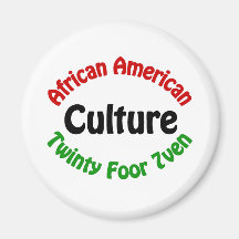 African American Culture Refrigerator Magnet