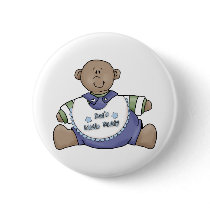 African American Daddy's Buddy buttons