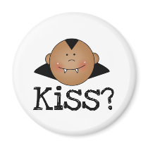 African American Dracula Kiss magnets by halloweengifts African American Dracula Kiss magnets