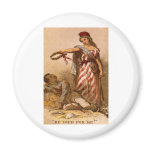 African American dying - Civil War image 1863 Fridge Magnets
