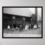 African American Elementary School Kids 1900 posters