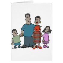 African American Family cards