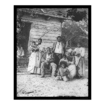 African American Family on Smith's Plantation 1862 posters
