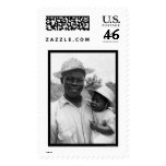 African American Father and Baby 1935 postage