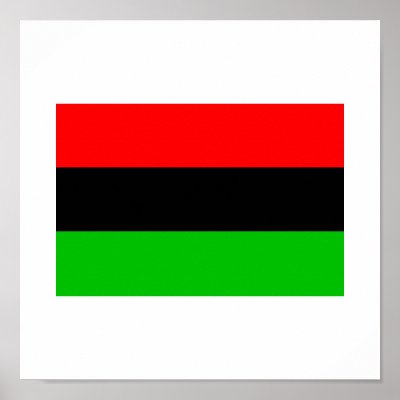 African-American Flag Poster by flagnation