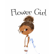 African American Flower Girl T-Shirt