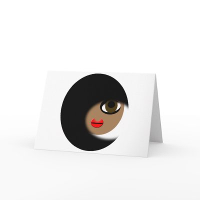 African American Girl Apparel! Greeting Cards by 50thbirthdaygifts