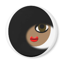 African American Girl Apparel! magnets