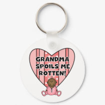 African American Girl Grandma Spoils keychains by toddlersplace African American Girl Grandma Spoils keychains