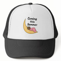 African American Girl on Moon Summer hats