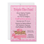 African American Girls  Baby Shower Invitations